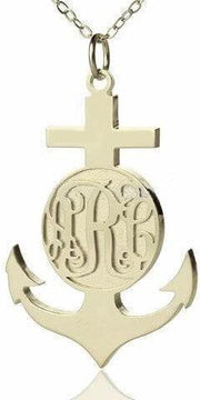 Símbolo de prata do colar cruzado Camarguan