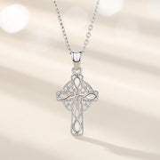 Celtic Cross Pinging Sill Silver