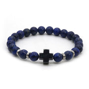 bracelet elastique en croix