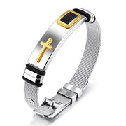 bracelet avec croix pour homme