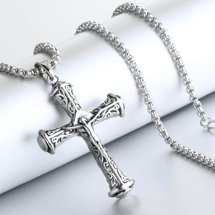 Colar Cruz Cristão Argent